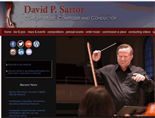 Tablet Screenshot of davidsartor.com